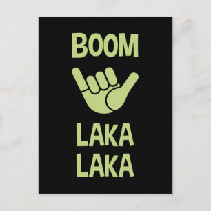Boom Shaka Wave Briefkaart