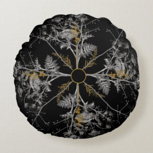 Boom Snowflake Rond Kussen