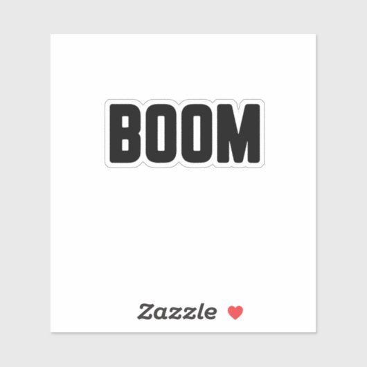 Boom Sticker (Vel)