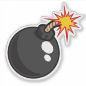 Boom ! Sticker pour bombe à dessin (Devant)