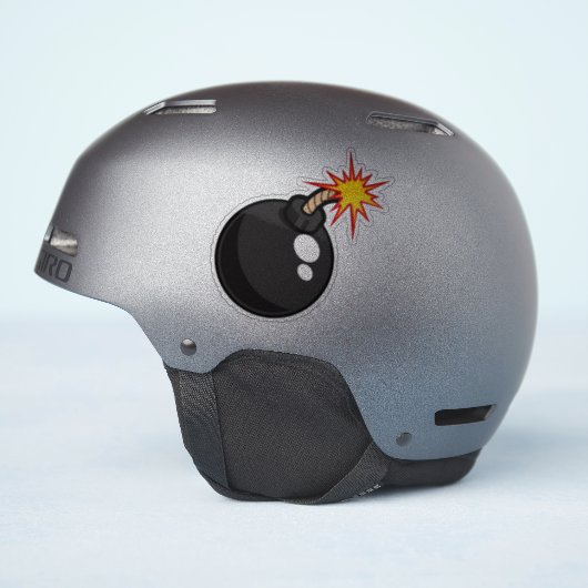 Boom ! Sticker pour bombe à dessin (Côté casque)