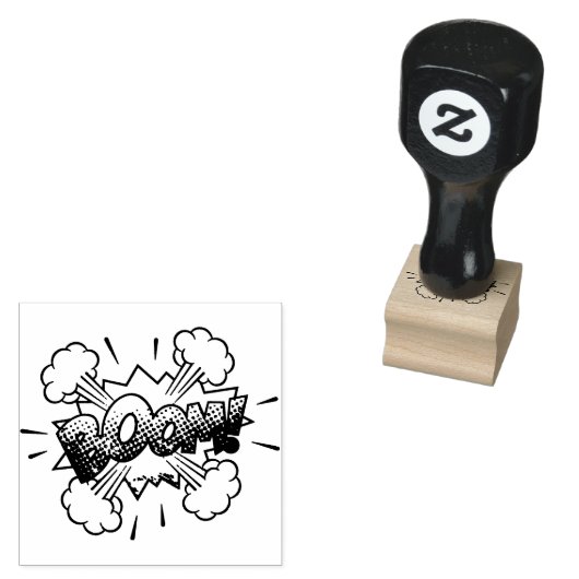 BOOM! stripboek Steampunk Pop Rubberstempel (Gestempeld)