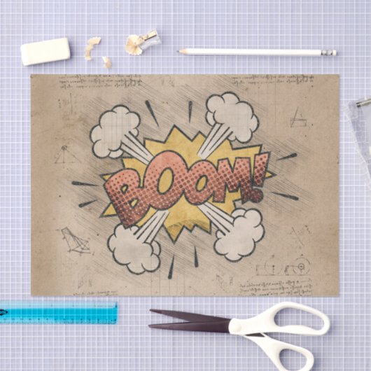 BOOM! stripboek Steampunk Pop Tissuepapier (Craft)