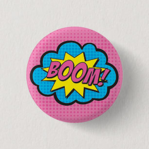 BOOM! Superheld Pin GV2 Ronde Button 3,2 Cm