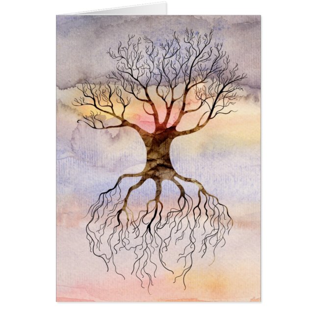 Boom tegen de hemel (Voorkant)