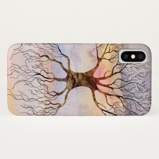 Boom tegen de hemel Case-Mate iPhone case (Achterkant (horizontaal))