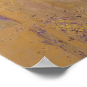 Boom tegen gele achtergrond, 1901 poster (Hoek)