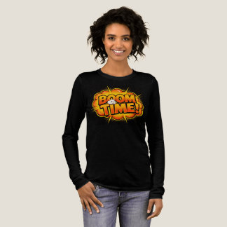 Boom Time Comic Pop Art Lange Mouwen T-Shirt