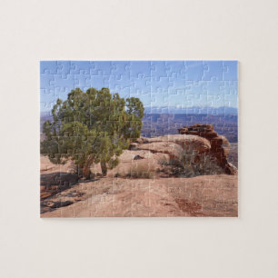 Boom uit rode rotsen II in Canyonlands Legpuzzel