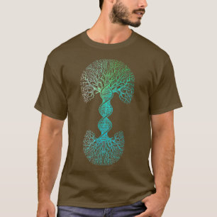 Boom van de biowetenschappen genetica Earth Day Ge T-shirt