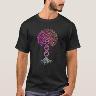 Boom van de biowetenschappen genetica Earth Day Ge T-shirt