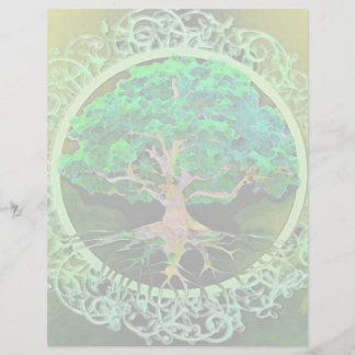 Boom van de gezondheid en voorspoed van het leven flyer