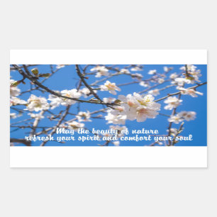 Boom van de inspirerend stickers van de bloemen