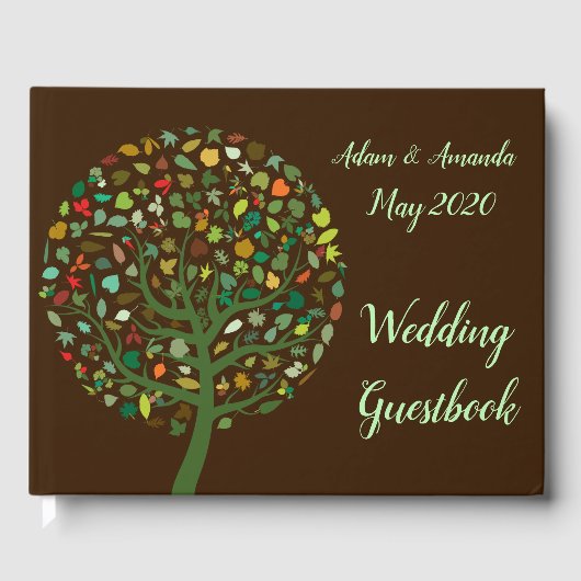 Boom van de Kunstbruiloft van Life Gastenboek (Voorkant)