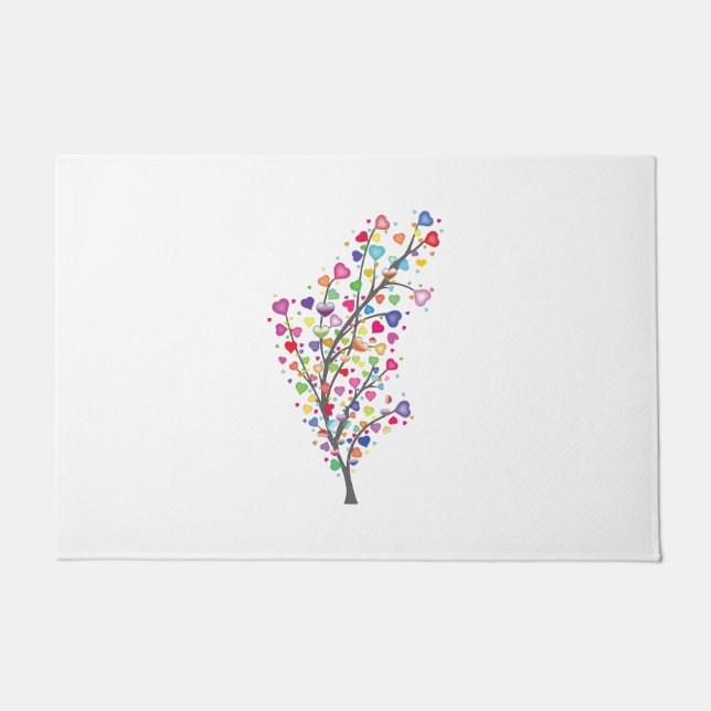 Boom van de Liefde en Harmonie Deurmat (Voorkant)