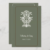 Boom van de Uitnodiging van de Weddenschap van het (Voorkant / Achterkant)