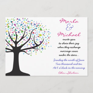 Boom van de Uitnodiging van de Weddenschap van het