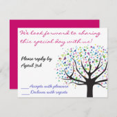 Boom van de Uitnodiging van de Weddenschap van het (Voorkant / Achterkant)