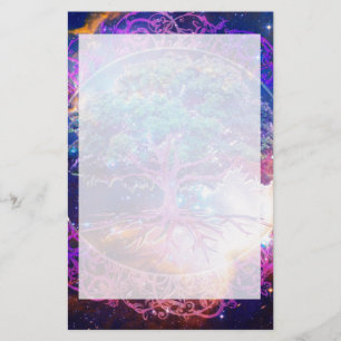 Boom van de Wellness van het Leven Briefpapier