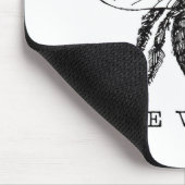 Boom van de werker, bijen, zwart, muismat (Hoek)