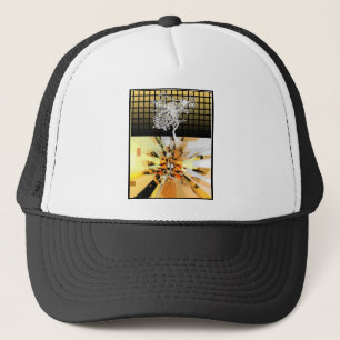 Boom van goud trucker pet