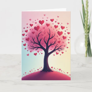 Boom van Hart Liefdeskaart Kaart