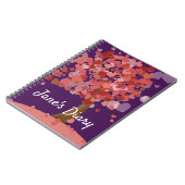 Boom van hartennaamdagboek notitieboek (Linkerzijde)