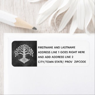 Boom van het Afbeelding van het Etiket van het Lev