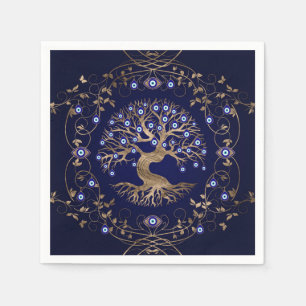 Boom van het boze oog servet