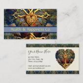 Boom van het hart van het leven visitekaartje (Voorkant / Achterkant)