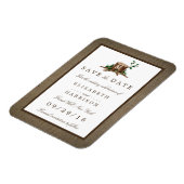 Boom van het landelijke Rustige Burlap sparen de d Magneet (Linkerzijde)