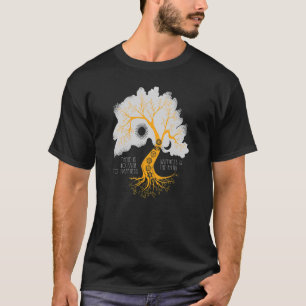 Boom van het leven Chakra symboliseert geluk T-shirt