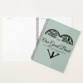 Boom van het leven gastboek bruiloft Memorial Fune Planner (Display)