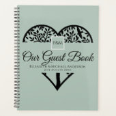 Boom van het leven gastboek bruiloft Memorial Fune Planner (Voorkant)
