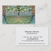 Boom van het leven, hart en liefde visitekaartje (Voorkant / Achterkant)