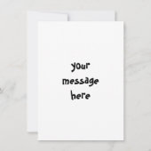 Boom van het leven in zwart-wit kaart (Achterkant)