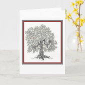 Boom van het Leven Kaart (Gele Bloem)