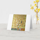 BOOM VAN het LEVEN - Klimt Kaart (Gele Bloem)