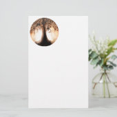 Boom van het leven op de Sunrise Stationery Briefpapier (Staand voorkant)