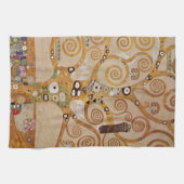 Boom van het leven van Gustav Klimt, gestileerde A Theedoek (Horizontaal)