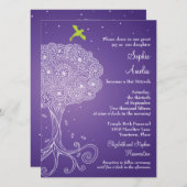  boom van het Paarse Leven Kaart (Voorkant / Achterkant)