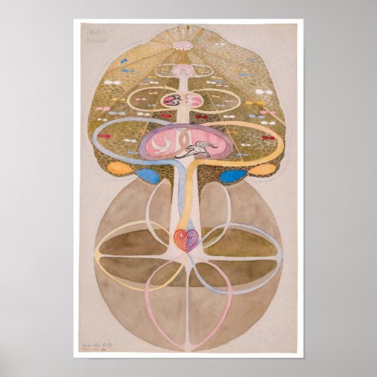 Boom van Kennis 1 | Hilma af Klint | Poster (Voorkant)