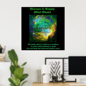 Boom van leven en gezondheid poster (Thuiskantoor)