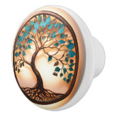Boom van Leven en Licht Keramische Knop (Rechts)