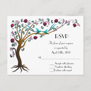 boom van leven RSVP Kaartje