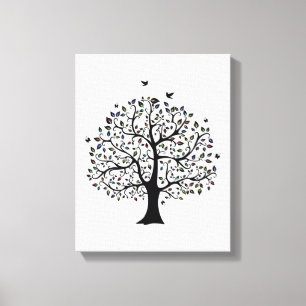 Boom van levensbestendige canvasafdruk canvas afdruk