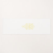 Boom van levensheilige meetkunde yogamat (Voorkant (horizontaal))