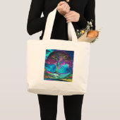 Boom van levensmedailles grote tote bag (Voorkant (product))