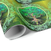 Boom van levenspatiënt cadeaupapier (Rol Hoek)