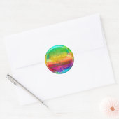 Boom van levenswonderen ronde sticker (Envelop)